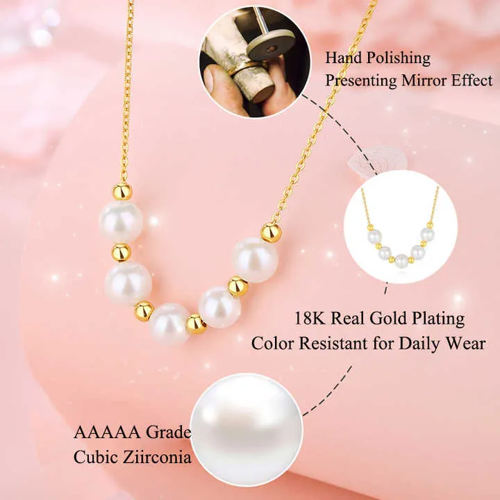 قلادة من اللؤلؤ المائي العذبFreshwater pearl necklace