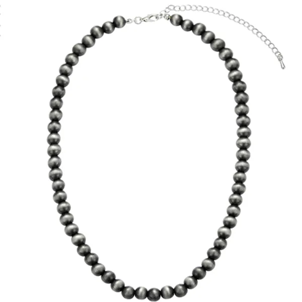 8MM Fashion Navajo Pearl Necklace