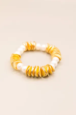 Capri Sunset Freshwater Pearl Bracelet