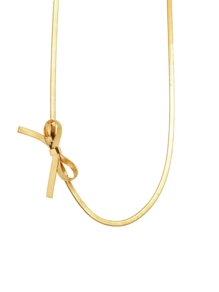 CRAVAT Bow Choker Necklace