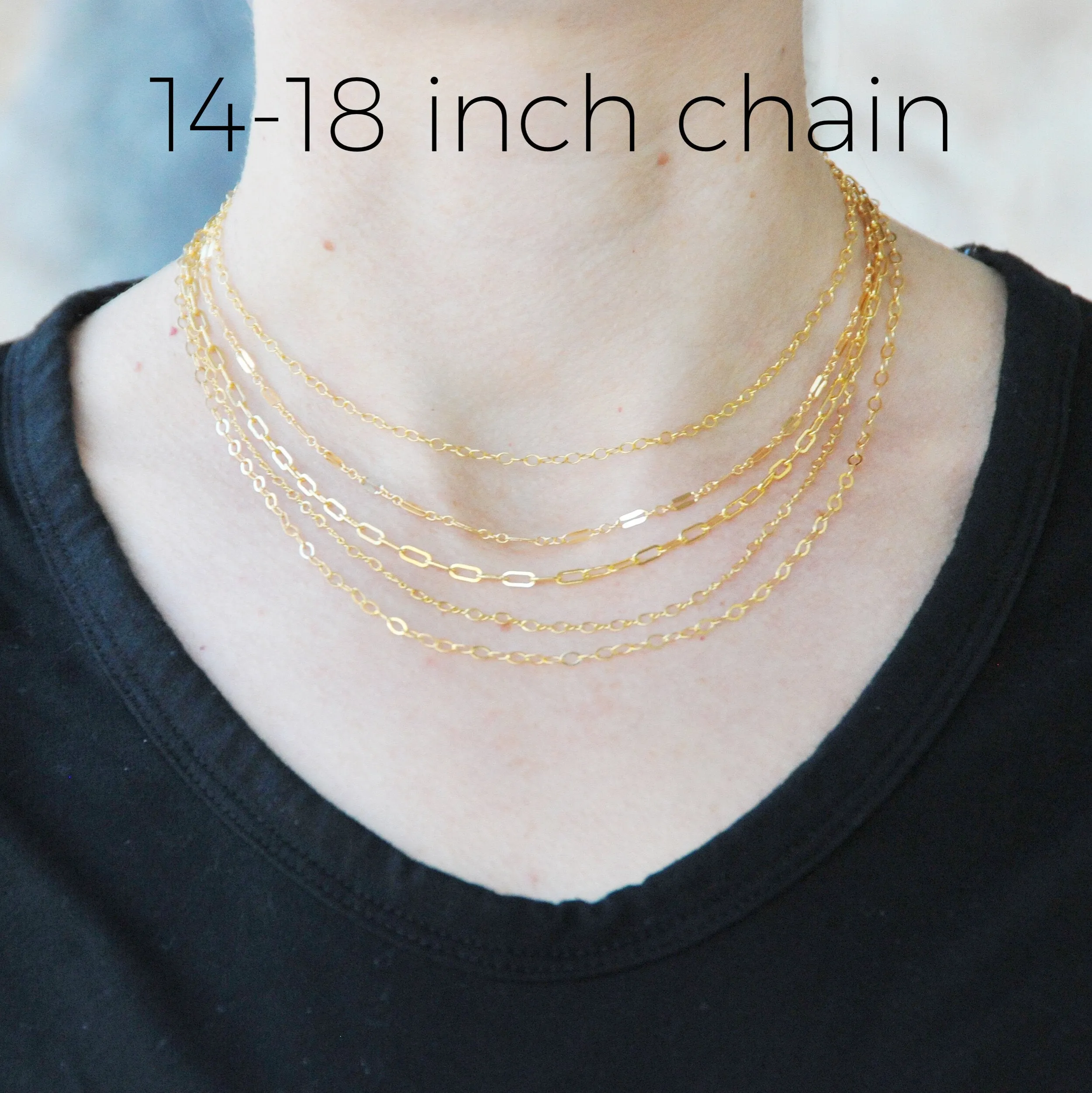 Delicate Drawn Cable Chain (Sterling Silver or Gold Filled)
