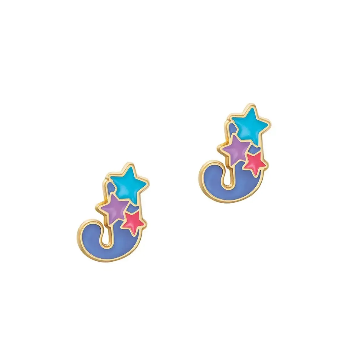 Girl Nation "Initial" Stud Earrings