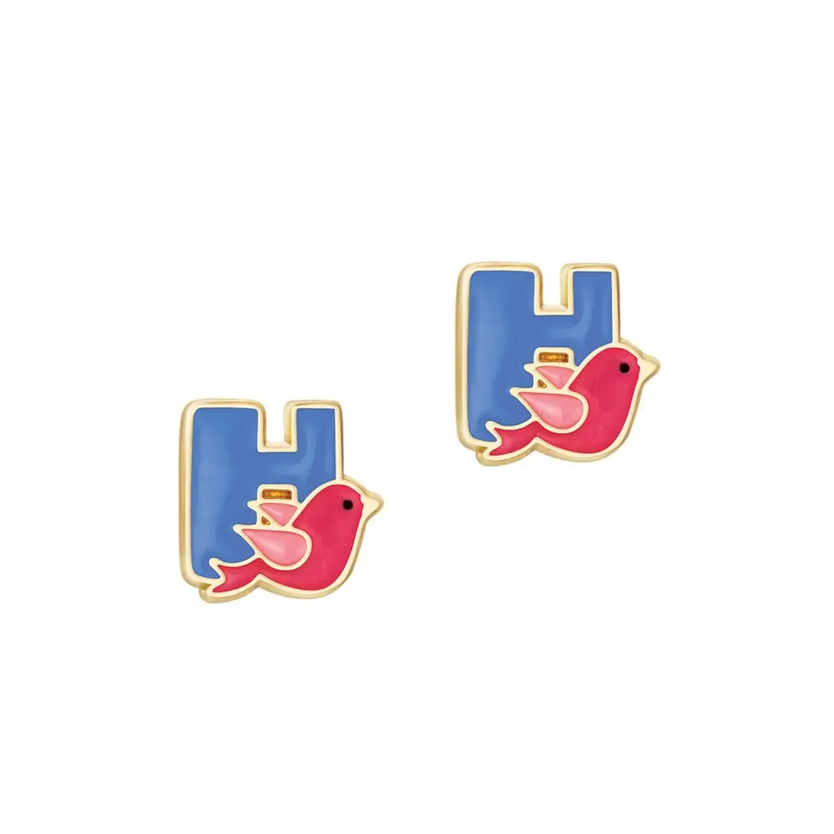 Girl Nation "Initial" Stud Earrings