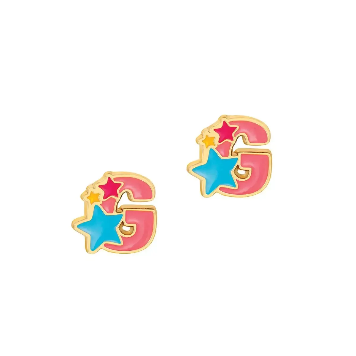 Girl Nation "Initial" Stud Earrings