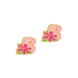 Girl Nation "Initial" Stud Earrings