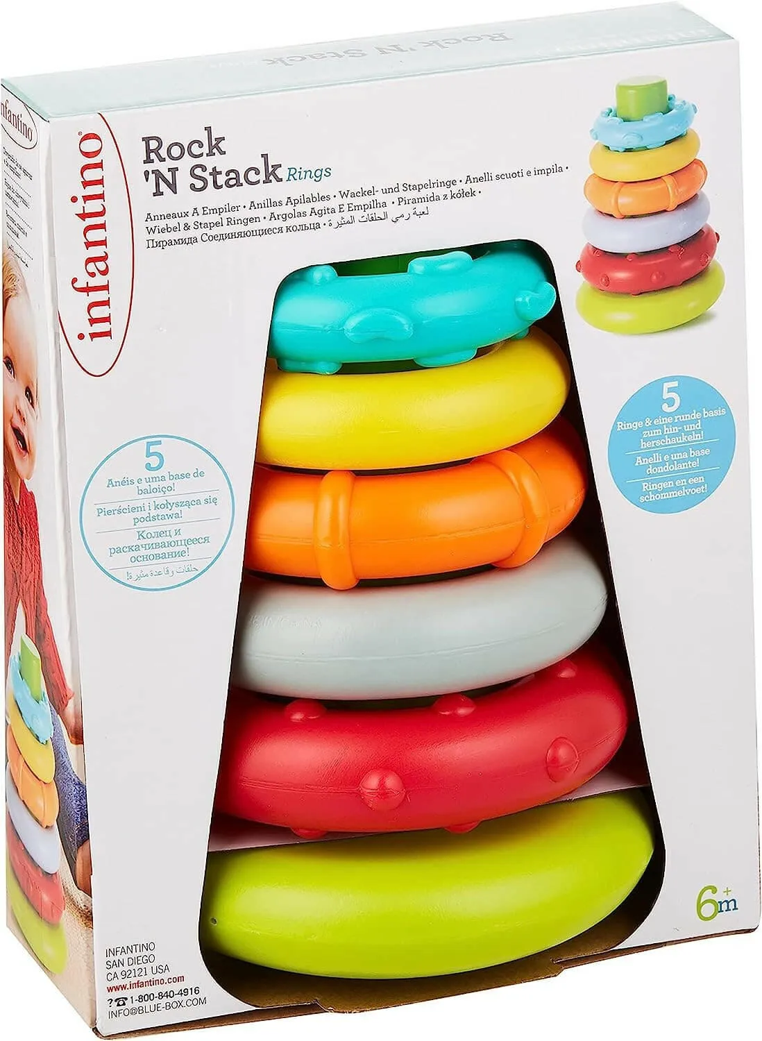Infantino Rock'N Stack Rings