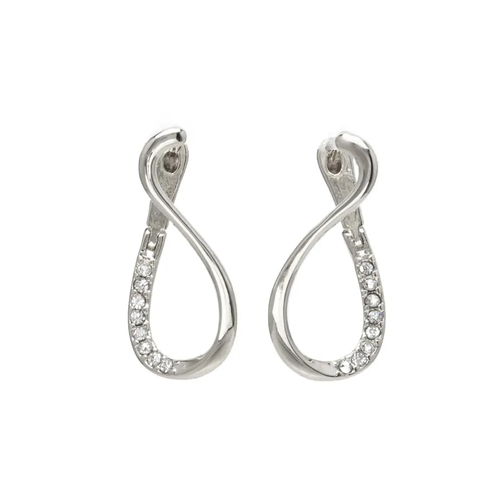 Jeweled Hoop Earrings