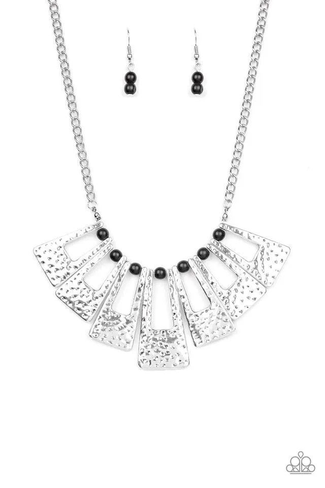 Paparazzi Necklace ~ Terra Takeover - Black