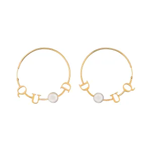 QUOD Pearl Hoops